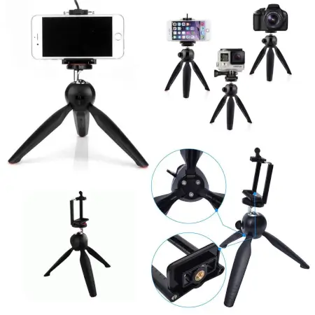 Universal Mini Tripod Gimbal for Smartphones and Cameras Compact, Lightweight, and Adjustable ( default, Standard ).