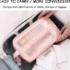 Cosmetic Pouch, Make up Bag for Home & Travel, Toiletry Bag for Cosmetics, Brushes, Accessories Set of 3 Small, Medium & Big - Wash Bag ( default, MEDIUM ).