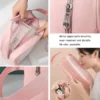 Cosmetic Pouch, Make up Bag for Home & Travel, Toiletry Bag for Cosmetics, Brushes, Accessories Set of 3 Small, Medium & Big - Wash Bag ( default, MEDIUM ).