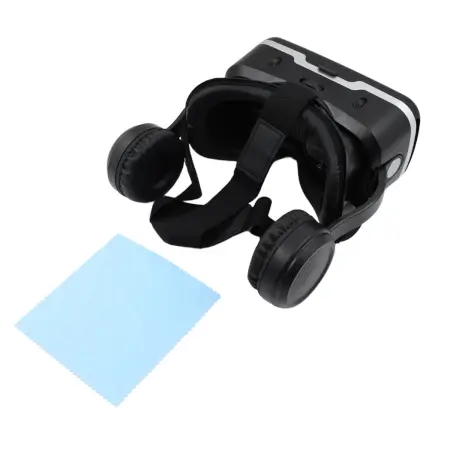 3D /  HD VR Glasses Virtual Reality Goggles Headset for iOS for Android Smartphone  VR Goggles-For 3D VR Movies Video Games with Headphones (1 Pc) ( default, Standard ).
