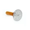 Stainless Steel Potato Masher with Wooden Handle Pav Bhaji Masher for Easy Mashing ( default, Standard ).