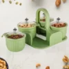Multipurpose Plastic Storage Container Set: Kitchen Jars, Spices, Cookies ( default, Standard )