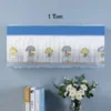 Ac Cover Air Conditioning Dust Cover Folding Designer Ac Cover For Indoor Split Cover Washable Foldable Dustproof Cover ( approximately 1 Ton / Mix Design / 1 Pc) (ac curtain) ( default, Stan