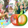 Rainbow Spring, Rainbow Spring Toys, Slinky, Slinky Spring Toy, Toy for Kids, for Kids Adults of All Age Group, for Birthdays, Compact and Portable Easy to Carry (1 Pc) ( default, Standard ).