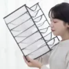 Clothes Organizer +7 Grid, Drawer Wardrobe Clothes Organizer, Jeans Closet Cabinet Organizers, Portable Foldable Storage Containers ( default, Standard ).