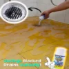 Powerful Sink and Drain Cleaner, Portable Powder Cleaning Tool Super Clog Remover Chemical Powder Agent for Kitchen Toilet Pipe Dredging (110 Gm) ( red, Standard ).