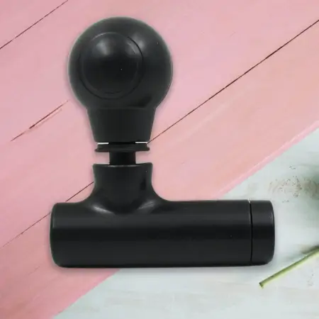 Black Mini Pocket Size Massager, Full Body Massager, Cordless One Button Operation for Body Pain & Relaxation ( black, Standard ).