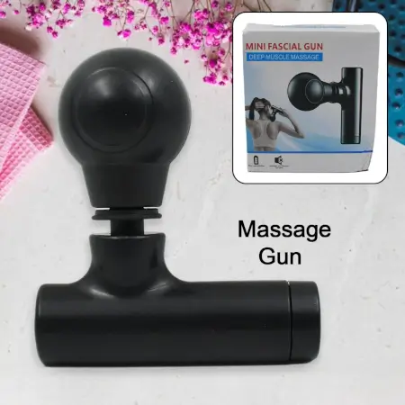 Black Mini Pocket Size Massager, Full Body Massager, Cordless One Button Operation for Body Pain & Relaxation ( black, Standard ).