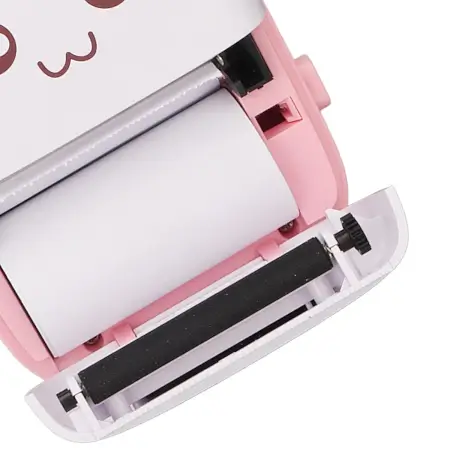 Pocket Mini Printer, Mobile Phone Bluetooth Connection Wireless Mini Thermal Printer with Android or iOS APP for Pictures, Portable Smart Printer, Contains 1 Rolls Thermal Paper.