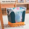 Expandable Trash Can (1 Pc): Plastic, Large Capacity, Kitchen & Bathroom ( default, LARGE ).