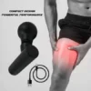 Black Mini Pocket Size Massager, Full Body Massager, Cordless One Button Operation for Body Pain & Relaxation ( black, Standard ).