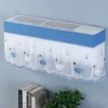 Ac Cover Air Conditioning Dust Cover Folding Designer Ac Cover For Indoor Split Cover Washable Foldable Dustproof Cover ( approximately 1 Ton / Mix Design / 1 Pc) (ac curtain) ( default, Stan