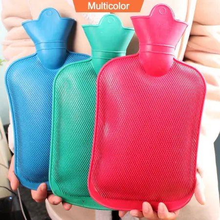 Rubber Hot Water Heating Bag for Pain Relief Relieve Muscular & Joint Pain, Menstrual Cramps ( default, Standard ).