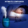 Portable Lighting Mini Humidifier, USB Personal Desktop Air Humidifier for Baby Bedroom Travel Office Home with Light, Cool Mist Humidifier, Essential Oil Diffusers, Cool Mist Humidifiers (25