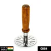 Stainless Steel Potato Masher with Wooden Handle Pav Bhaji Masher for Easy Mashing ( default, Standard ).