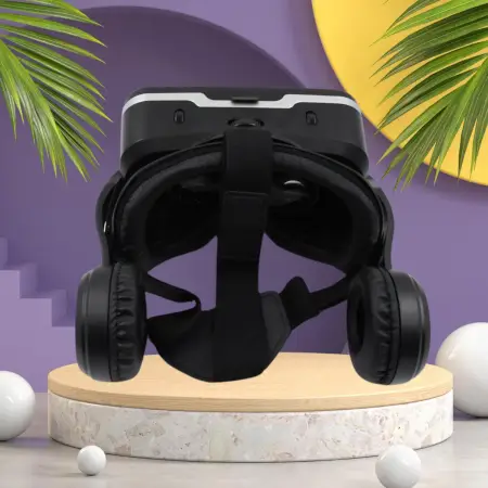 3D /  HD VR Glasses Virtual Reality Goggles Headset for iOS for Android Smartphone  VR Goggles-For 3D VR Movies Video Games with Headphones (1 Pc) ( default, Standard ).