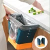 Expandable Trash Can (1 Pc): Plastic, Large Capacity, Kitchen & Bathroom ( default, LARGE ).
