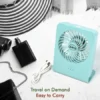 Portable Desk Fan Big Table Fan3 Step Speed Setting Fan Personal Desk Fan Suitable For Office , School & Home Use (Battery Not Include) ( default, Standard ).