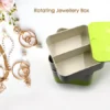4 Layers Jewelry Box, 360 Degree Rotating Jewelry Box, Jewelry and Earring Organizer Box, Accessory Storage Box ( default, Standard ).