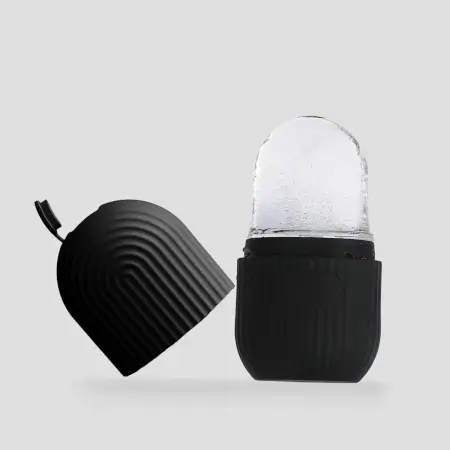 Face ice roller | Ice Roller For Face | Ice roller for face massager | Face Ice Treatment Reduce Face swelling and under eye puffiness (Black) ( black, Standard ).