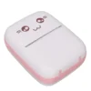 Pocket Mini Printer, Mobile Phone Bluetooth Connection Wireless Mini Thermal Printer with Android or iOS APP for Pictures, Portable Smart Printer, Contains 1 Rolls Thermal Paper.