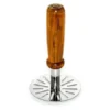 Stainless Steel Potato Masher with Wooden Handle Pav Bhaji Masher for Easy Mashing ( default, Standard ).