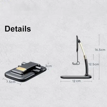 Phone Holder for Table, Foldable Universal Mobile Stand for Desk ( default, Standard ).